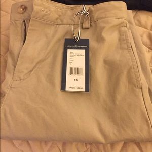 Vineyard Vines brand new boys khaki pants
